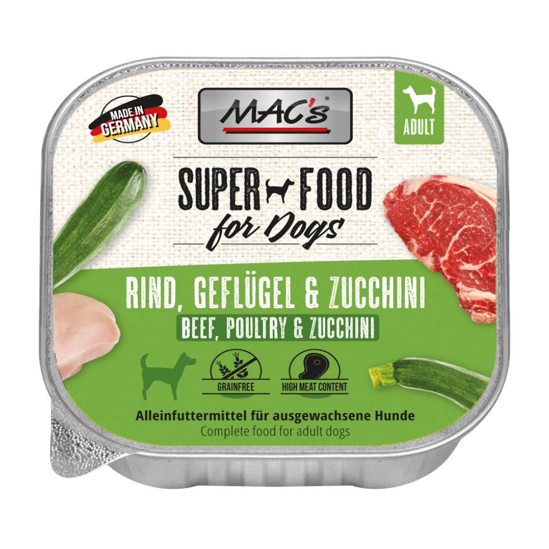 MAC's - Dog - Rind, Geflügel & Zucchini | 10 x 150 g