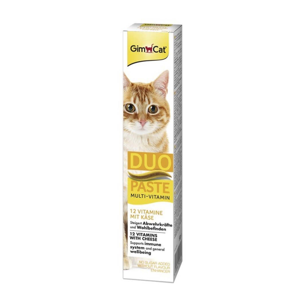 GimCat DUO Paste Multi-Vitamin 12 Vitamine+Käse | 50 g