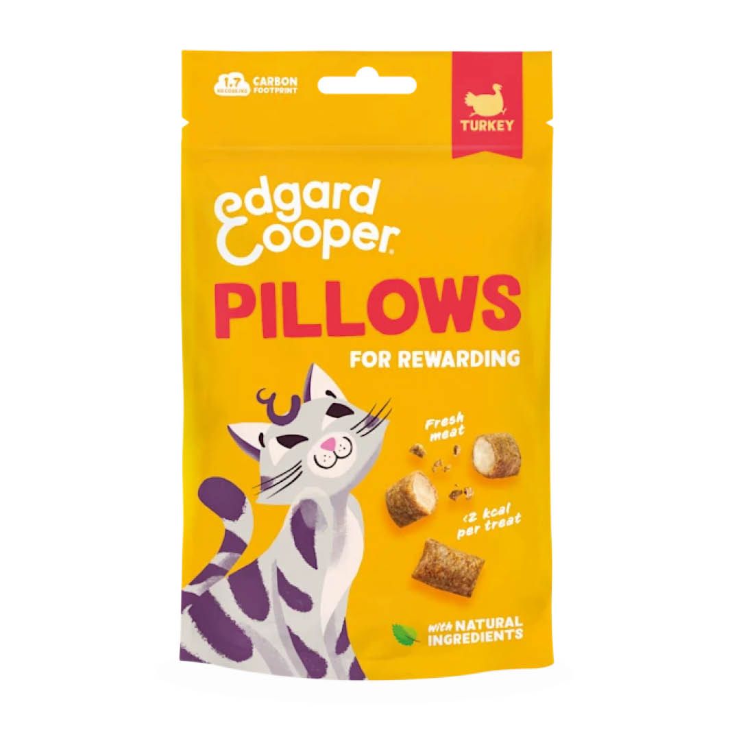 Edgard & Cooper Cat Pillows Truthahn | 8 x 60 g