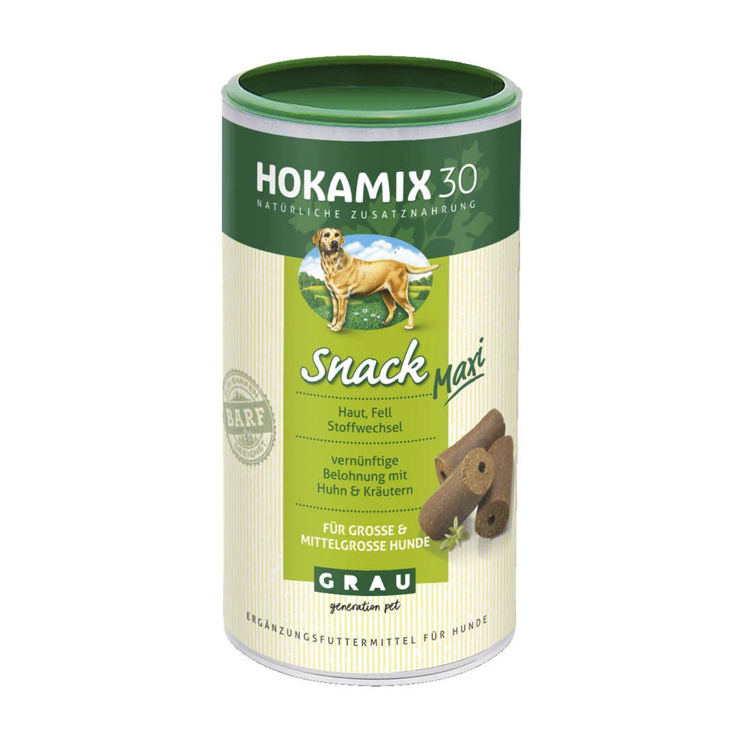 Grau Hund Hokamix30 Snack Maxi | 800 g