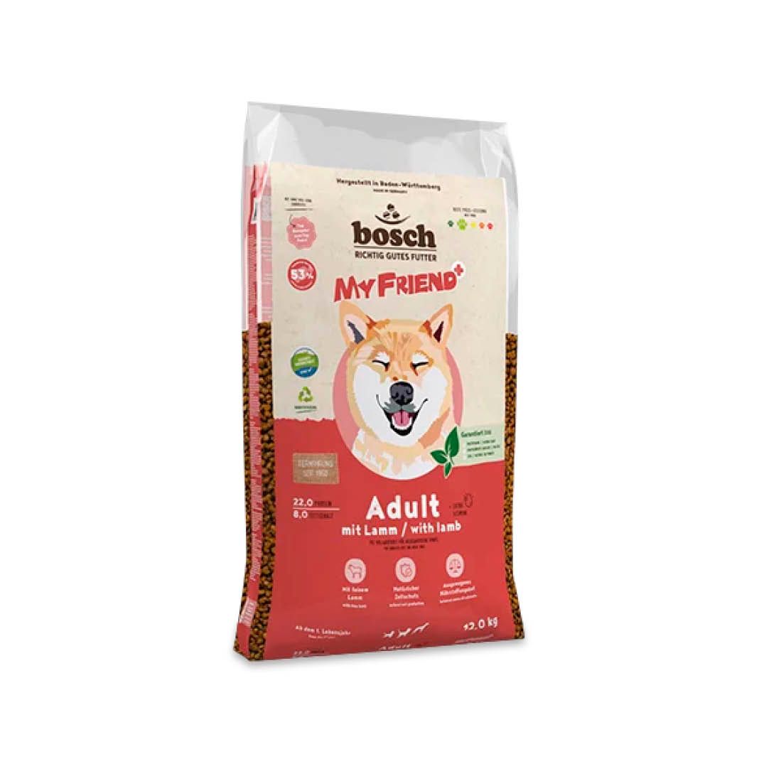 Bosch My Friend+ Dog Adult mit Lamm | 2 x 12 kg