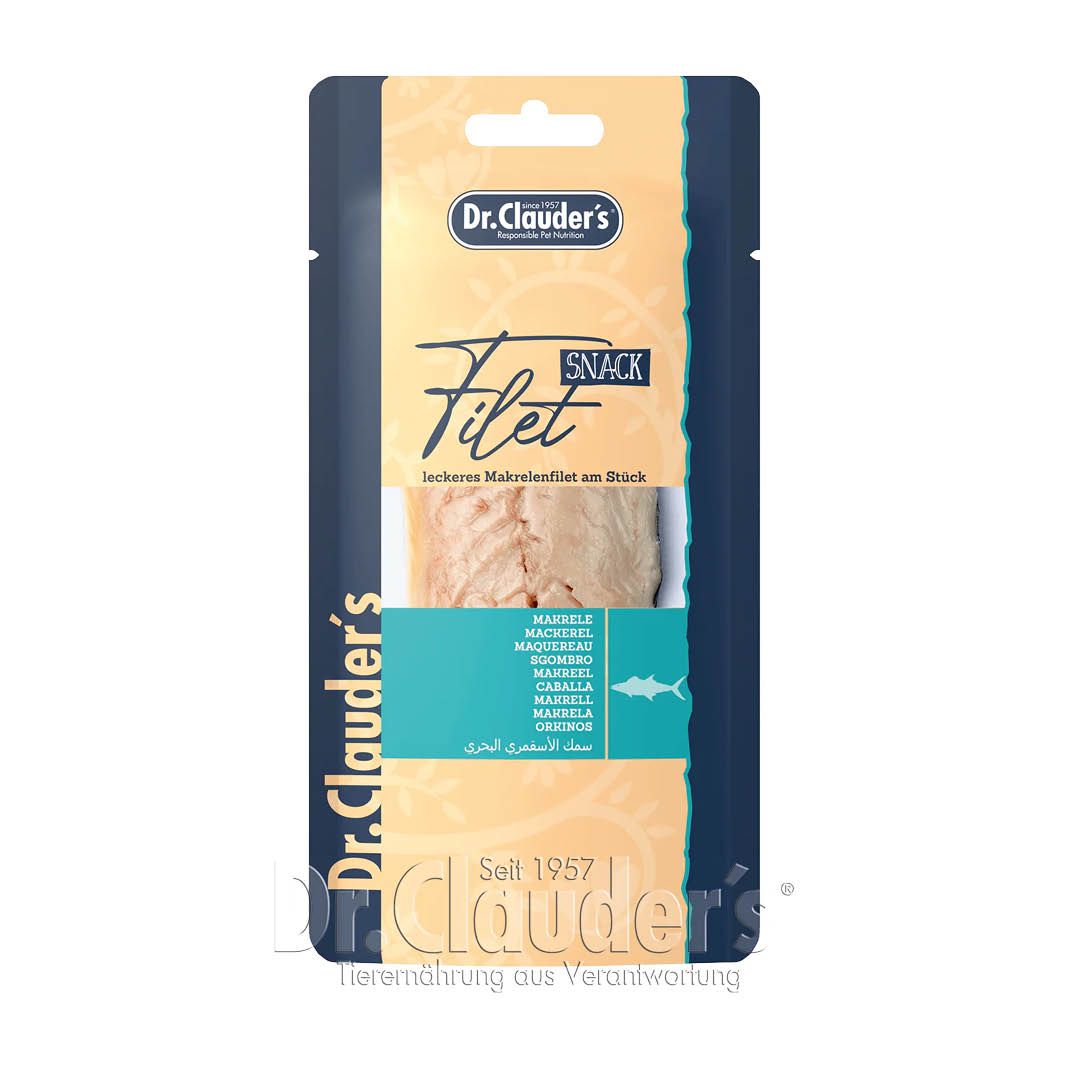 Dr. Clauder's Filet Snack Makrelen Filet am Stück