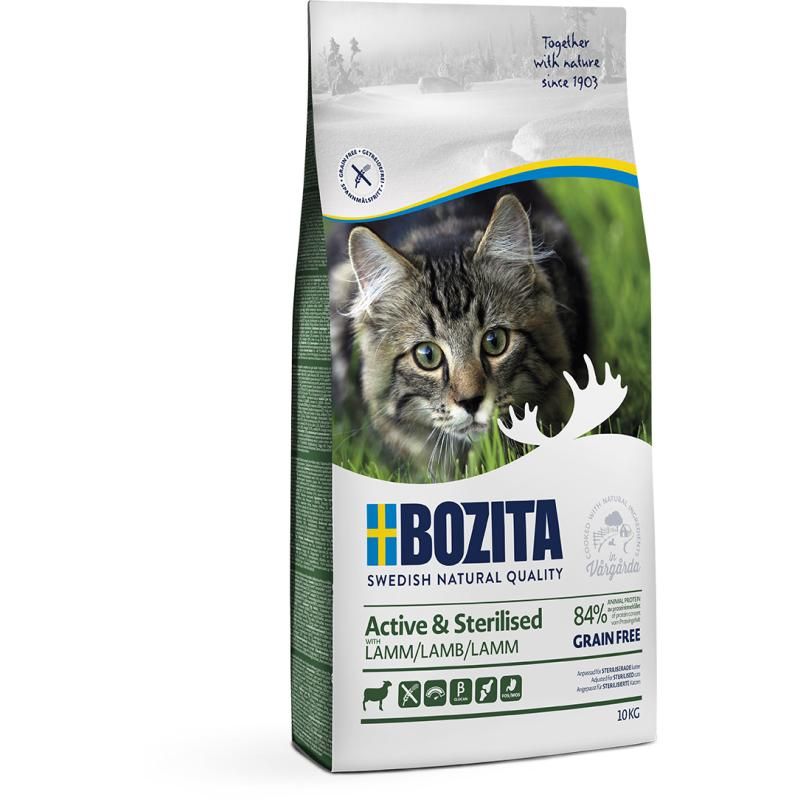 Bozita Active & Sterilised Grain free Lamb | 10 kg