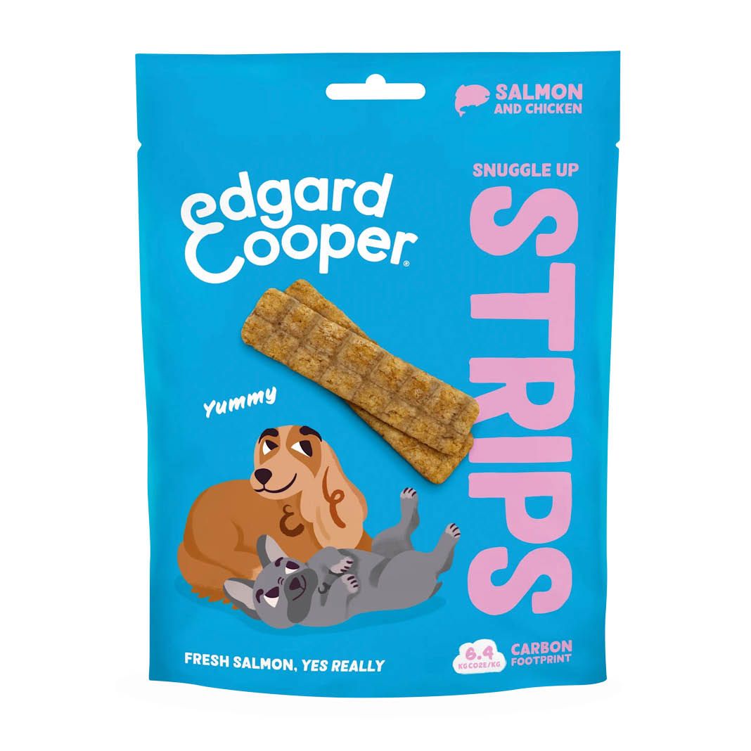 Edgard & Cooper Strips Lachs und Huhn | 10 x 75 g