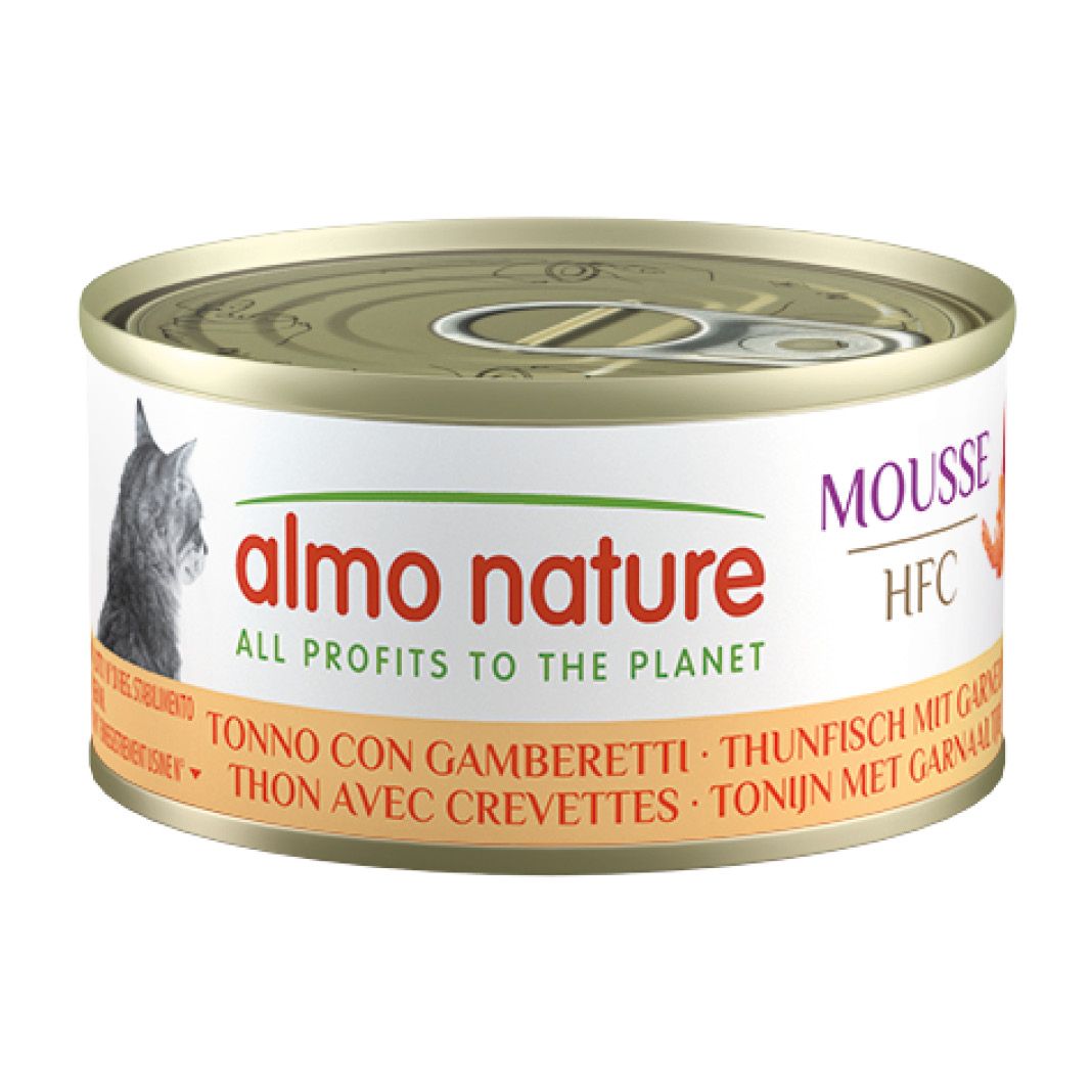 Almo Nature HFC Mousse Thunfisch mit Garnelen | 24 x 70 g Almo Nature HFC Mousse Thunfisch mit Garnelen | 24 x 70 g