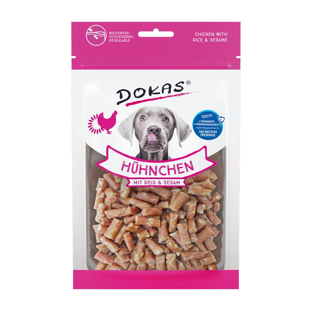 Dokas Hühnchen mit Reis & Sesam | 4 x 70 g