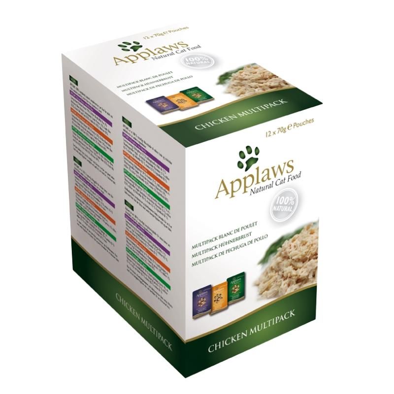 Applaws Pouch Multipack Hühnchen | 12 x 70 g