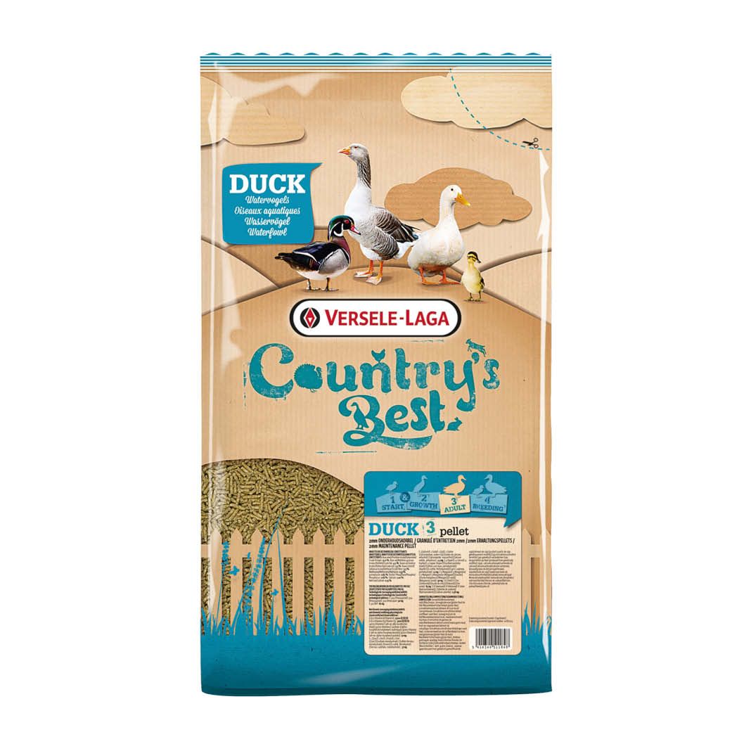 Versele Laga Country's Best Duck 3 Pellet - für Wasservögel | 20 kg