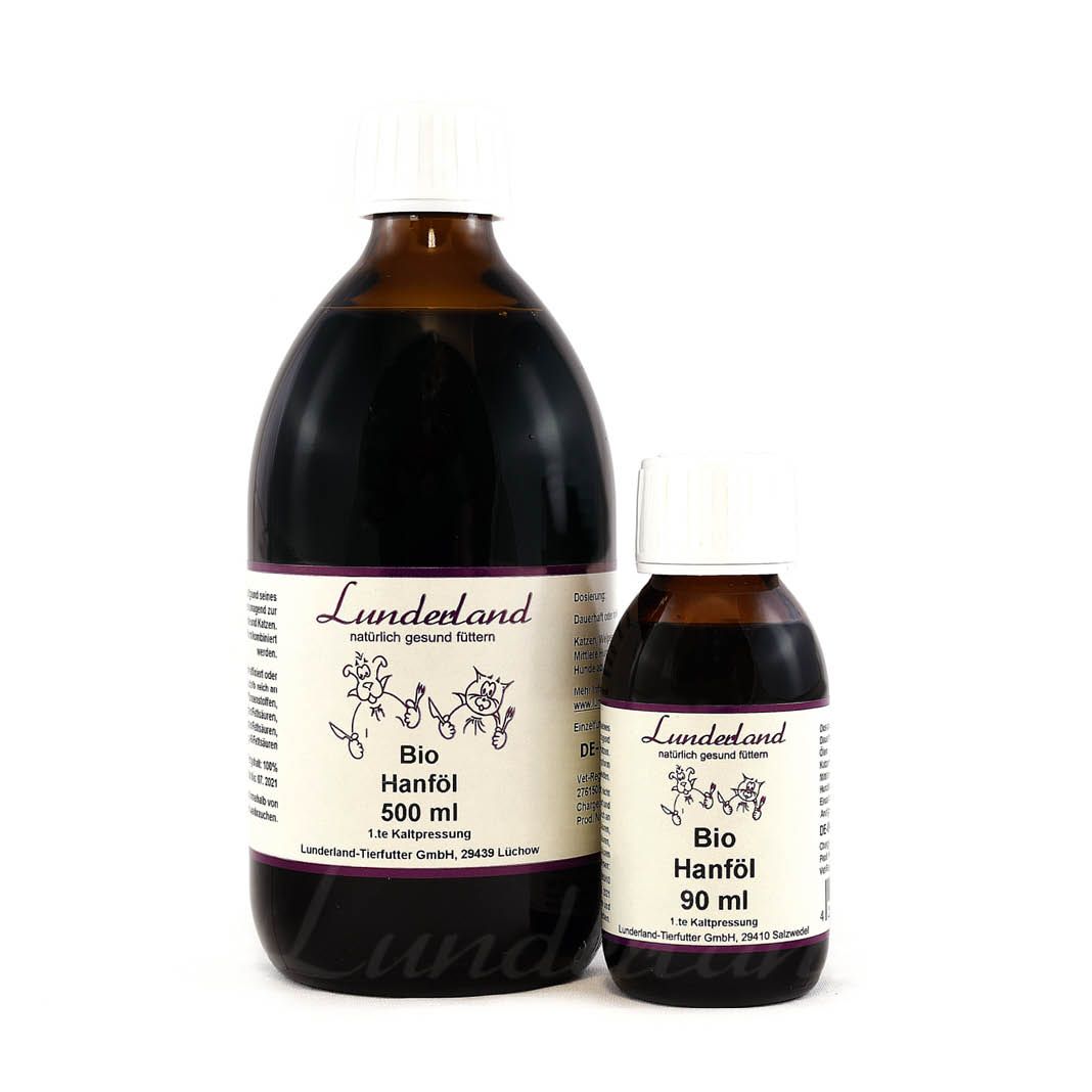 Lunderland Bio-Hanf-Öl - 500 ml