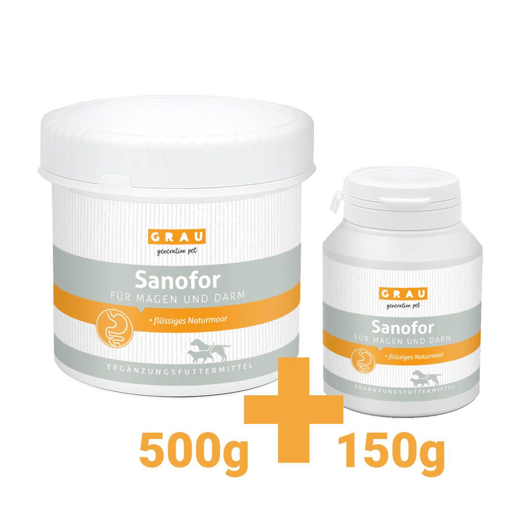 Grau Hund & Katze Sanofor | 500 g (+150 g gratis)