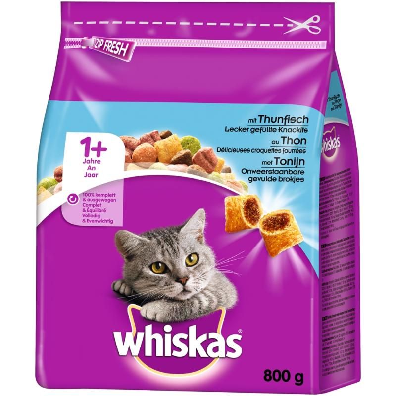 WHISKAS® 1+ mit Thunfisch | 800 g