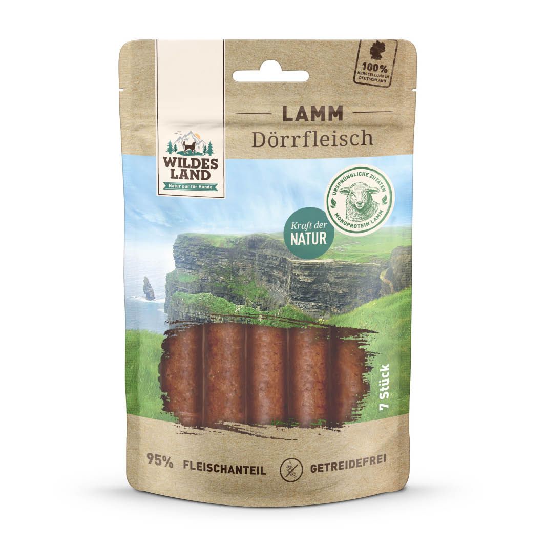 Wildes Land Dörrfleisch - Lamm 7 Stück | 150 g