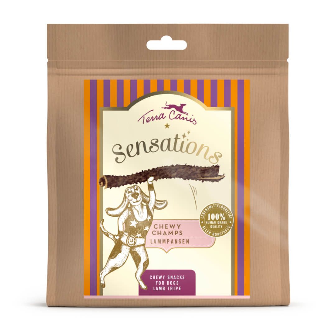 Terra Canis Sensations Chewy Champs Lammpansen | 250 g