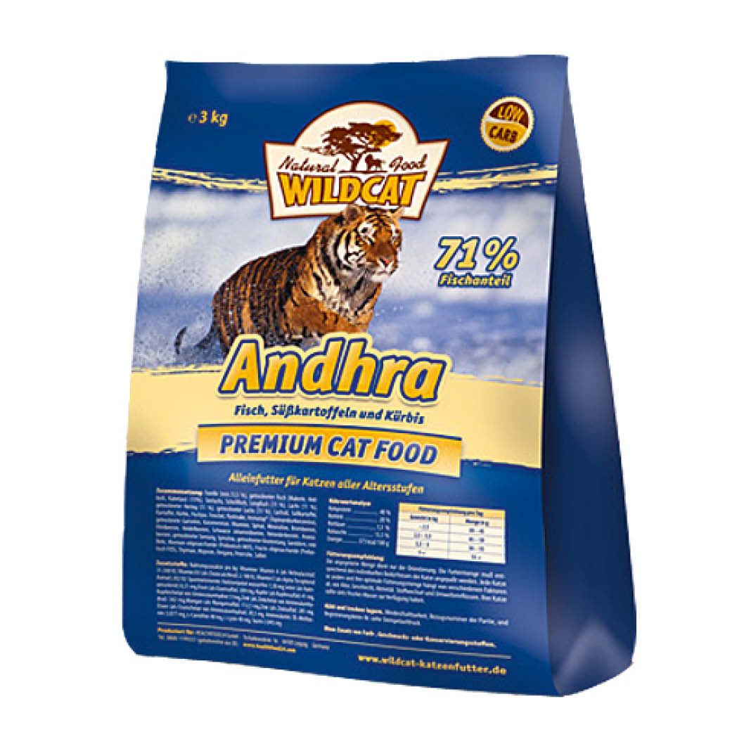 Wildcat Andrah Adult - Fisch mit Süßkartoffel | 500 g