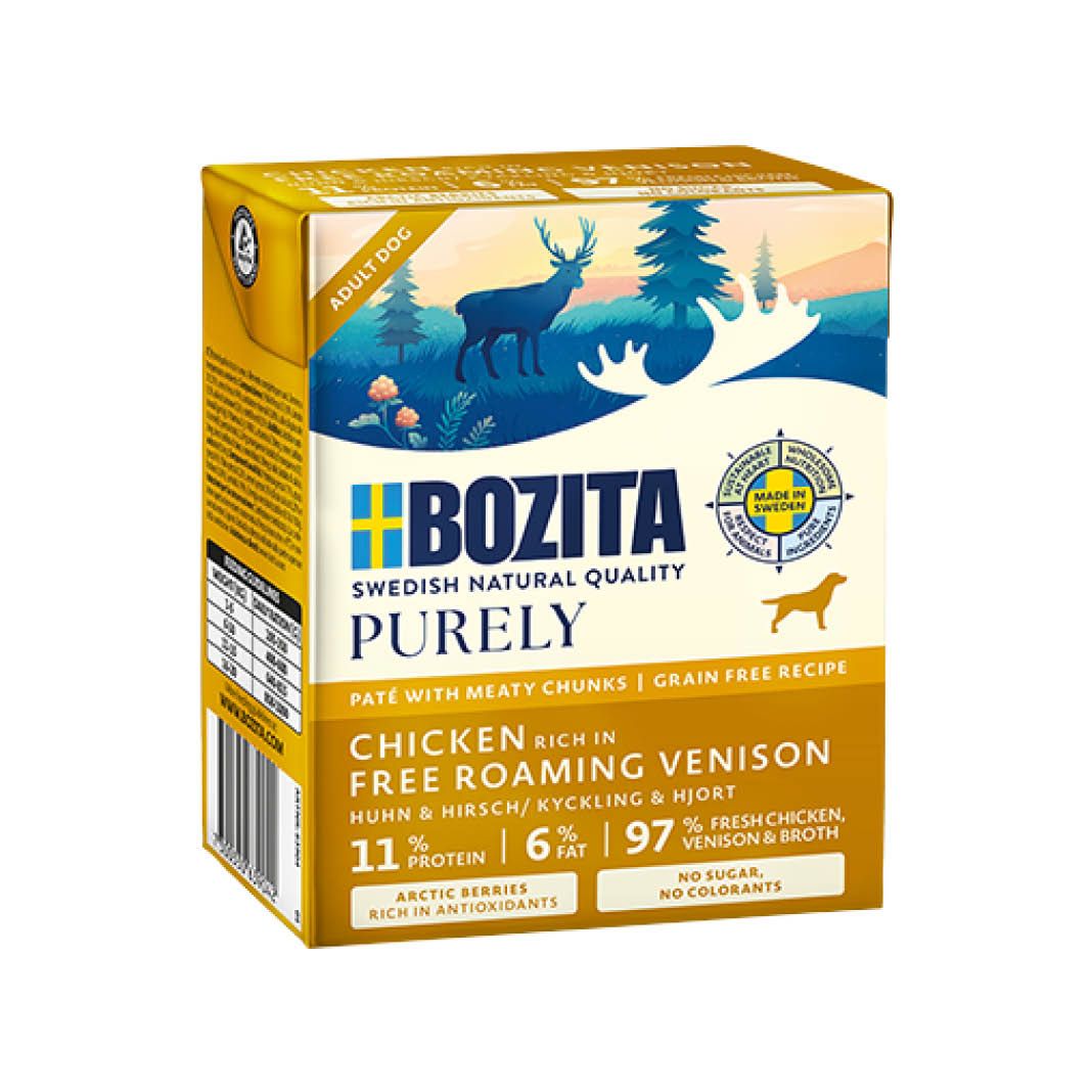 Bozita Purely Paté mit Huhn & Hirsch | 6 x 370 g Bozita Purely Paté