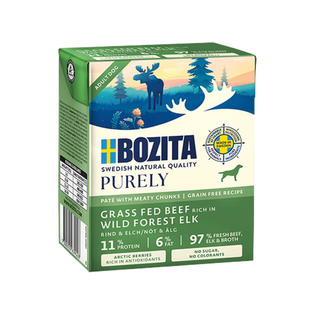 Bozita Purely Paté mit Rind & Elch | 6 x 370 g Bozita Purely Paté