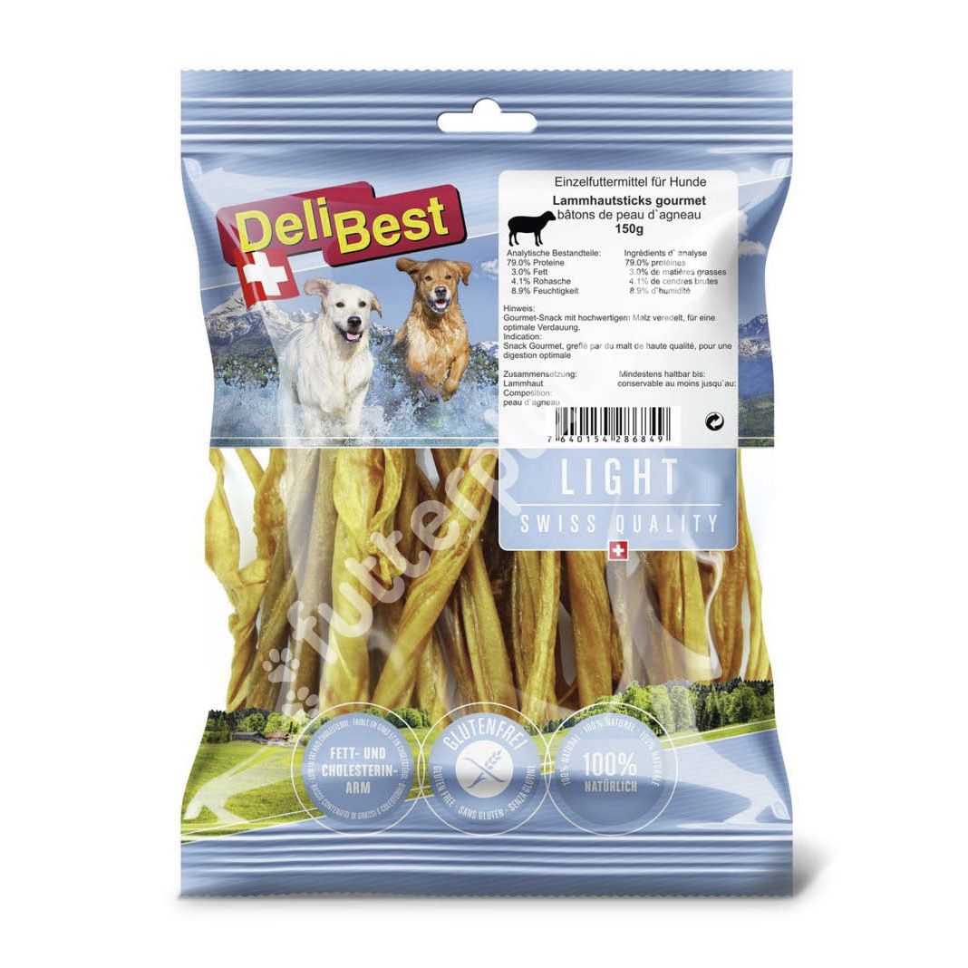 DeliBest Light - Lammhaut Sticks | 150 g