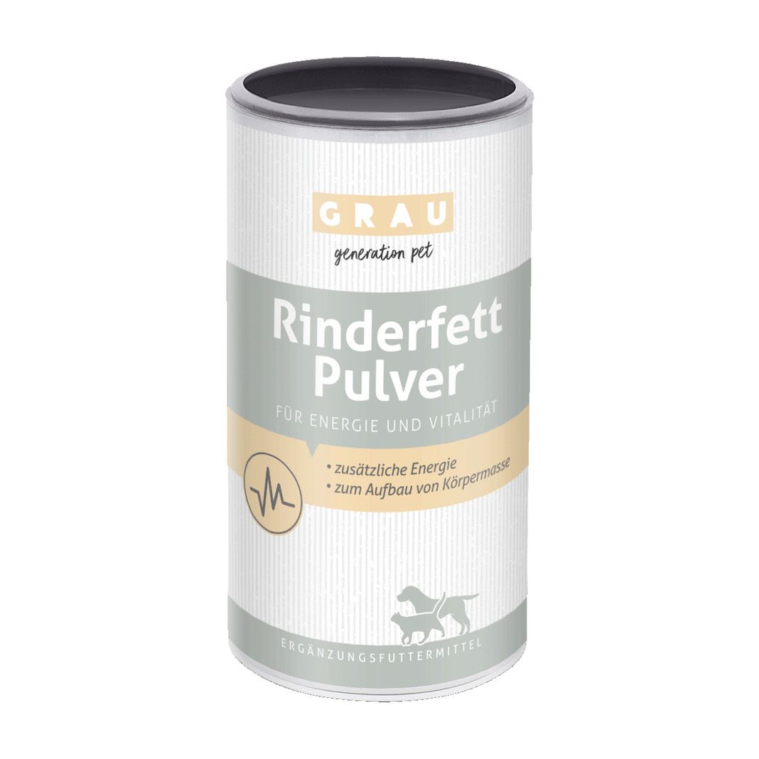 Grau Hund & Katze Rinderfett-Pulver | 400 g