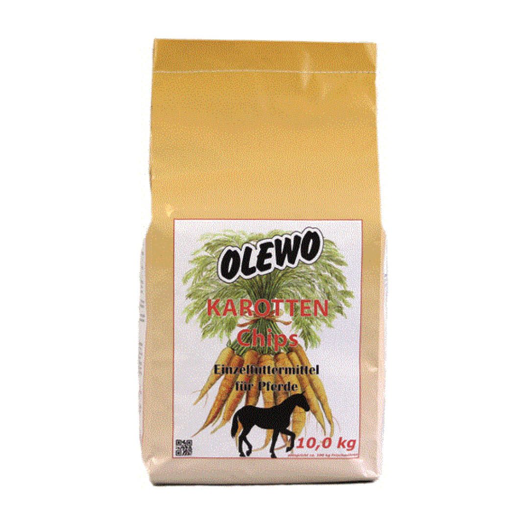 OLEWO Karotten Chips für Pferde | 10 kg