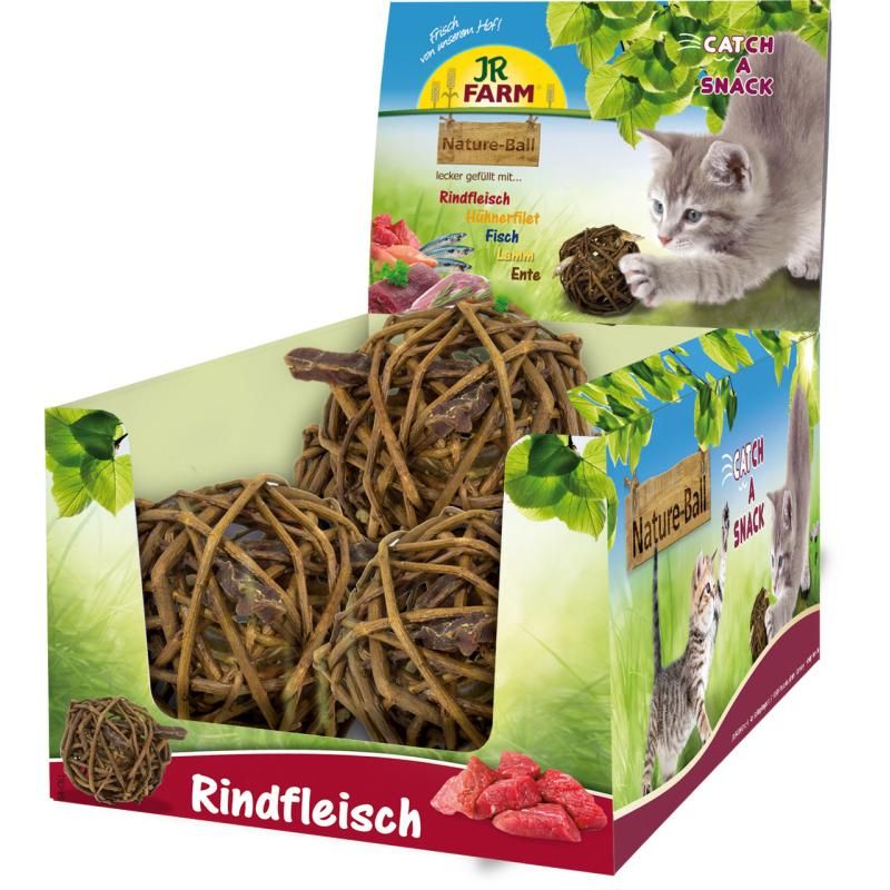 JR FARM Cat Nature-Ball Rindfleisch | 15 g
