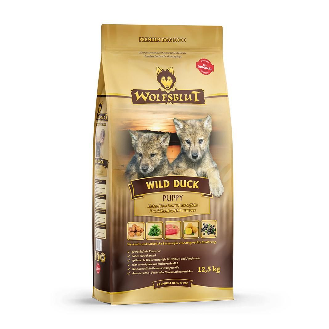 Wolfsblut Wild Duck Puppy - Ente mit Kartoffel | 12,5 kg