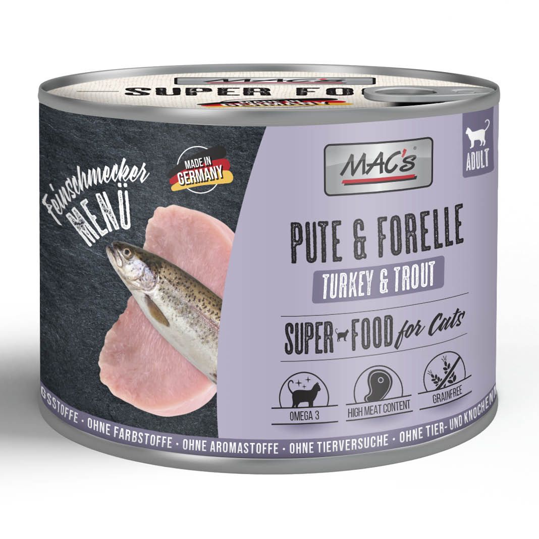 MAC's - Cat - Feinschmecker Menü - Pute & Forelle | 6 x 200 g