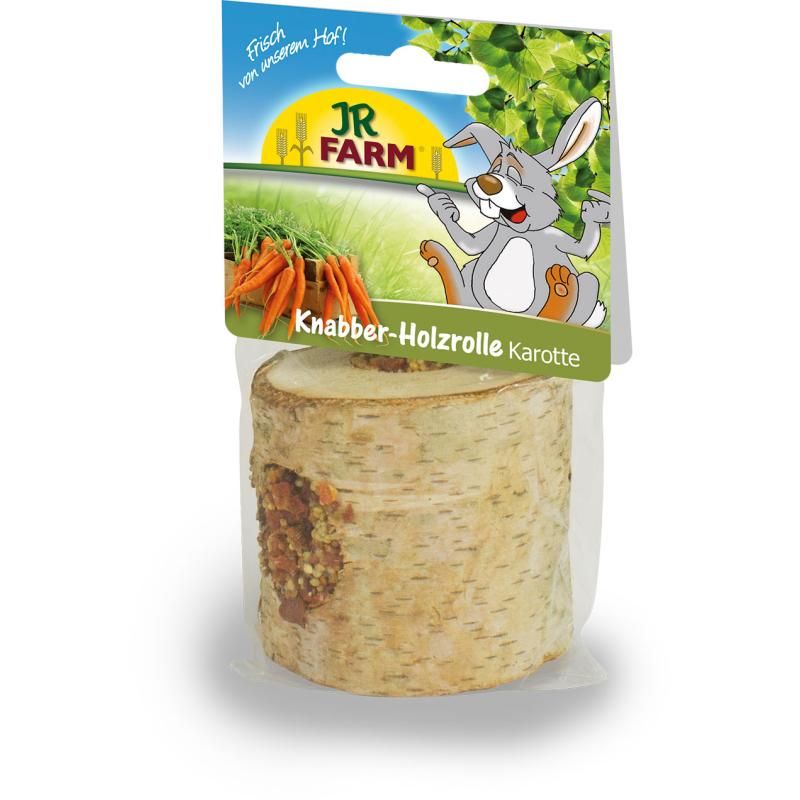 JR Knabber-Holzrolle Karotte | 150 g