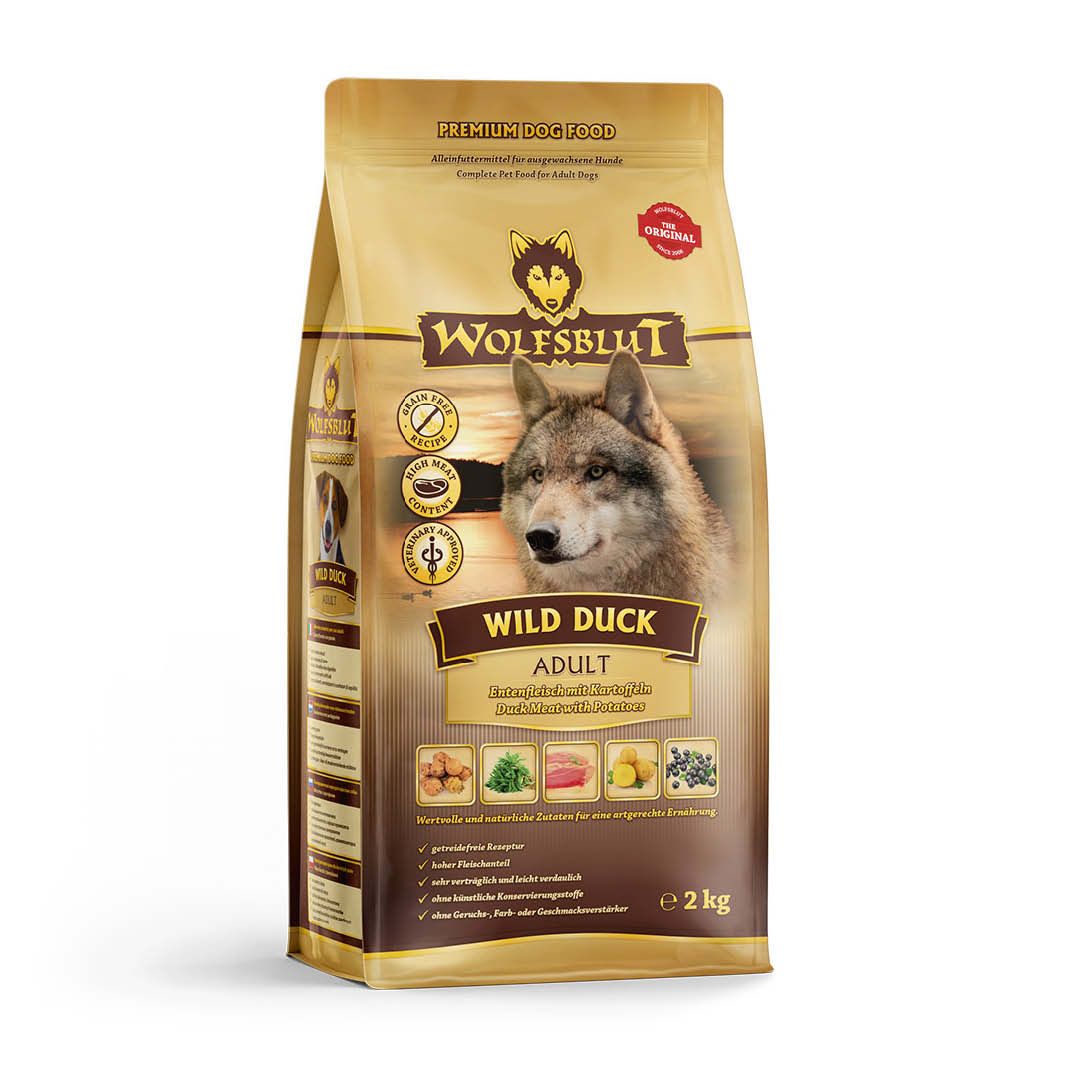 Wolfsblut Wild Duck Adult - Ente mit Kartoffel | 2 kg