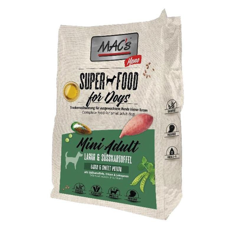 MAC's - Dog - Mono Mini Adult Lamm | 4 x 3 kg