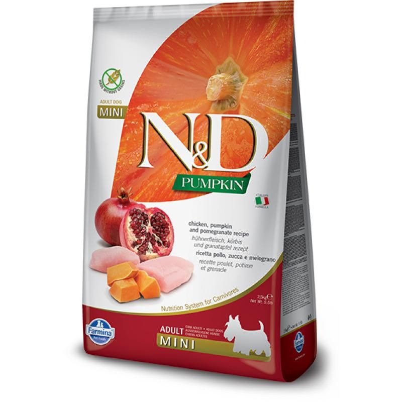 Farmina N&D Dog Pumpkin Adult Mini - Huhn & Granatapfel