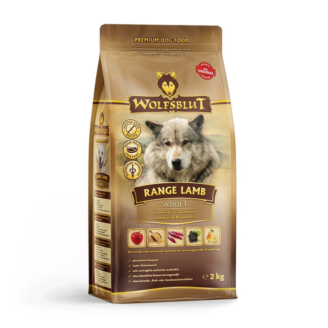 Wolfsblut Range Lamb Adult - Lamm mit Reis | 2 kg