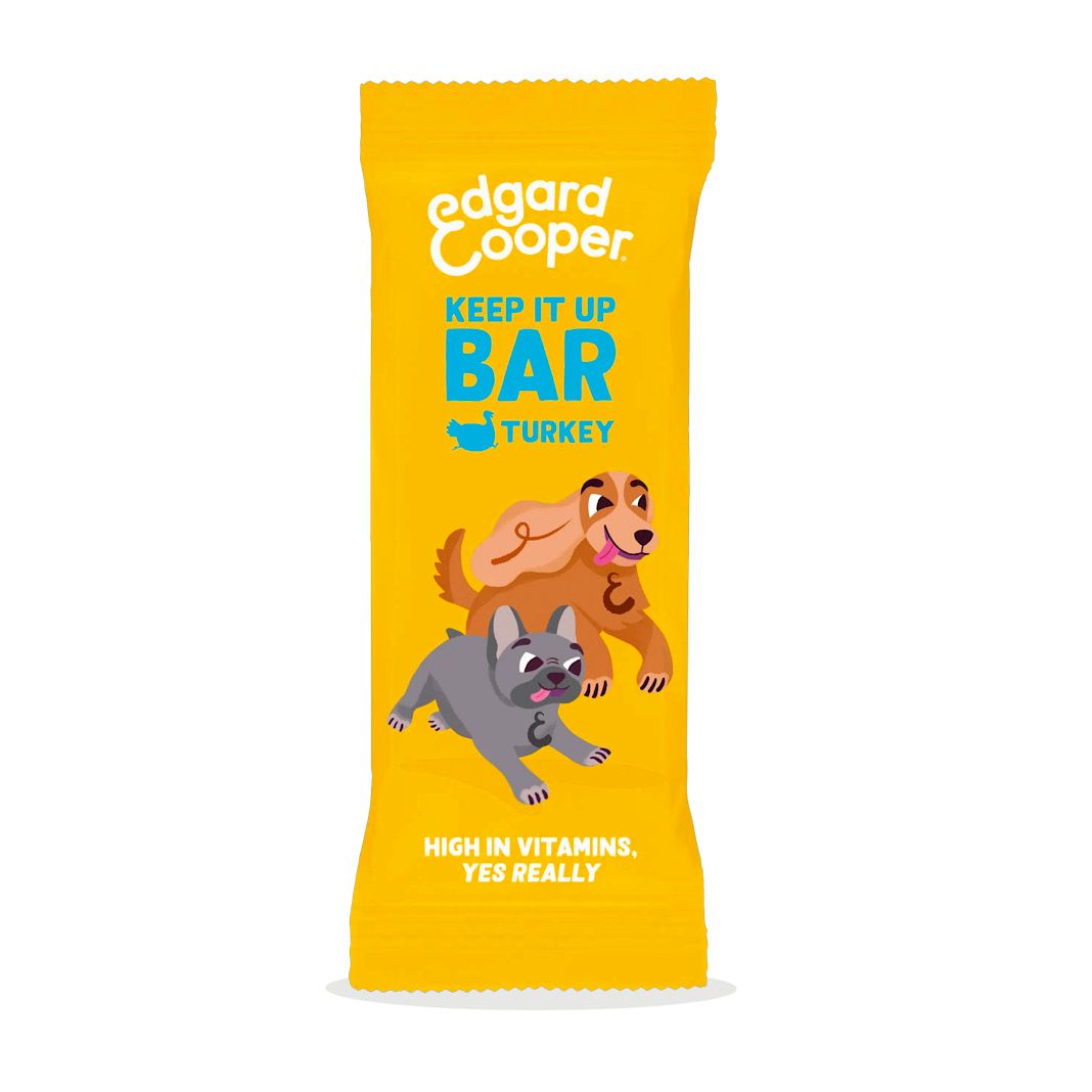 Produktbild von Edgard & Cooper Keep It Up Bar Truthahn Hundesnack - 24 x 30 g