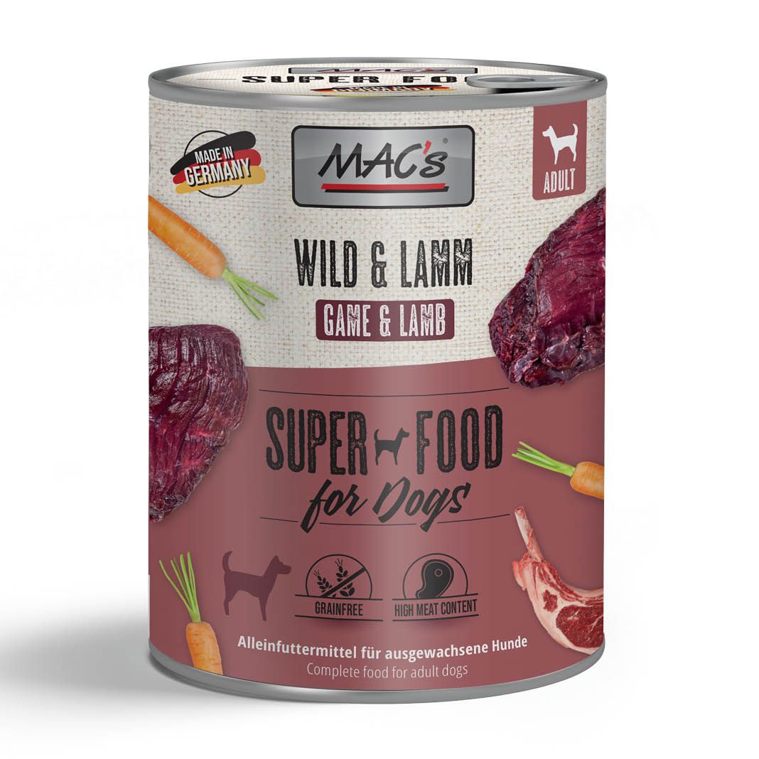 MAC's - Dog - Wild & Lamm | 6 x 800 g