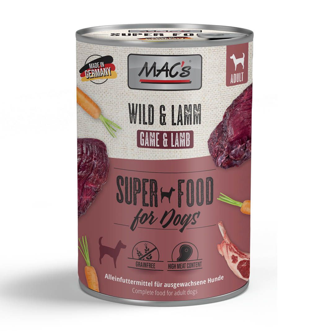 MAC's - Dog - Wild & Lamm | 12 x 400 g