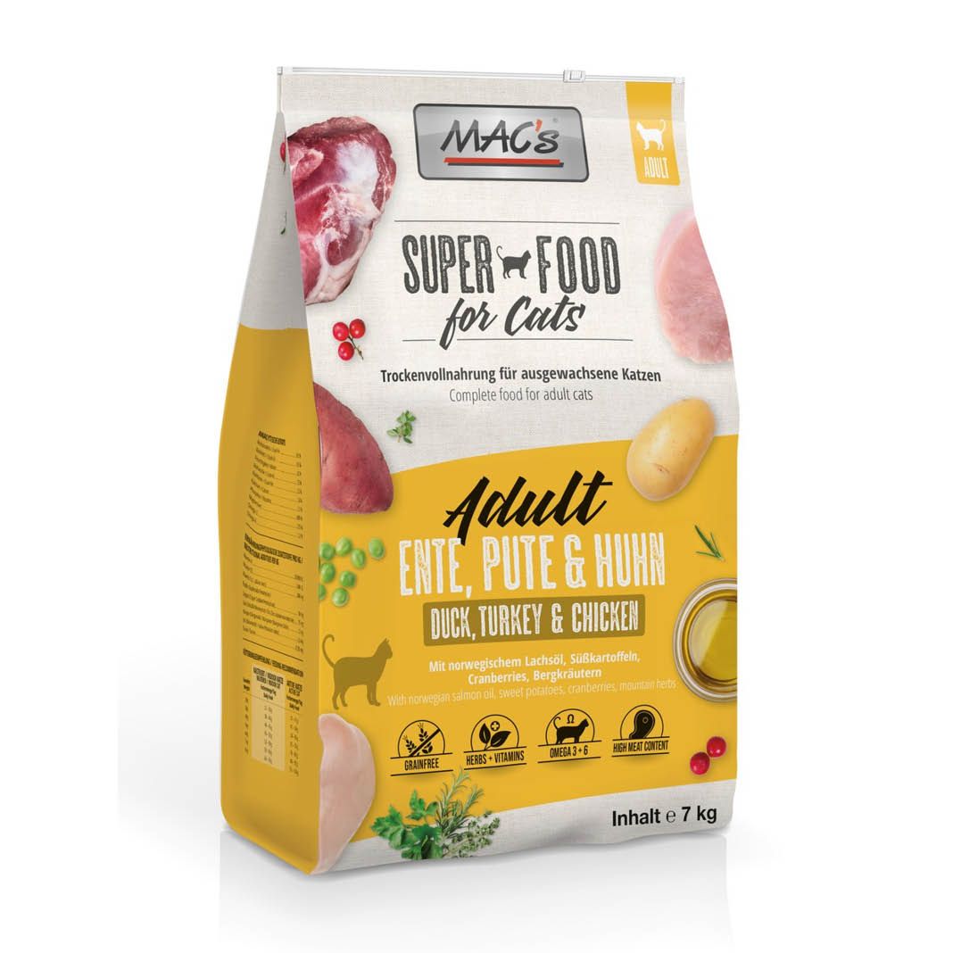 MAC's - Cat - Adult Ente, Pute & Huhn | 2 x 7 kg
