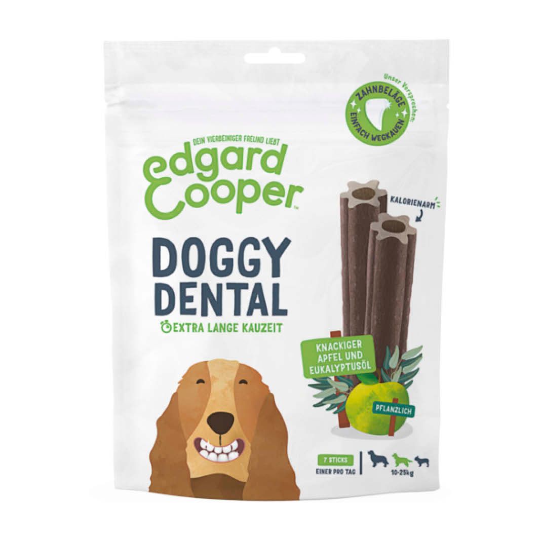 Edgard & Cooper Doggy Dental Apfel & Eukalyptus Medium | 8 x 160 g