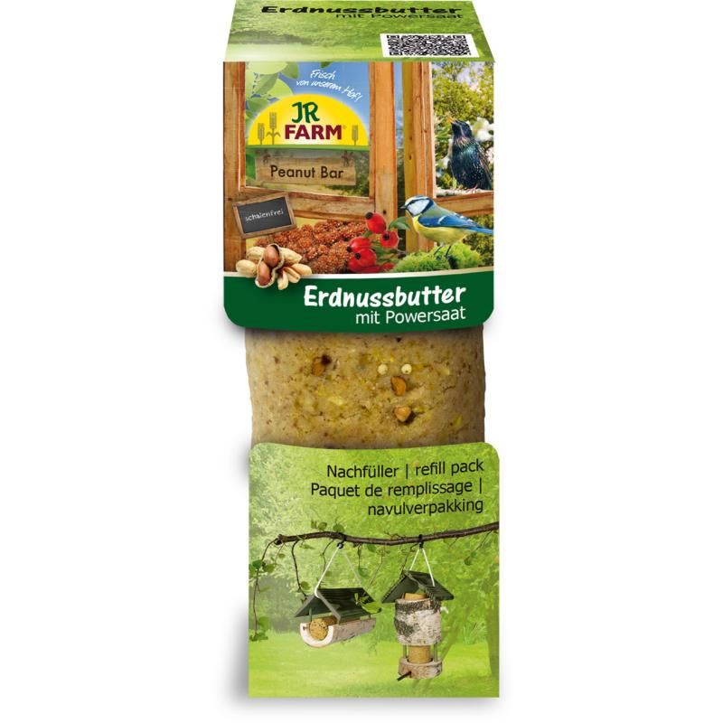 JR FARM Peanut Bar Erdnussbutter mit Powersaat