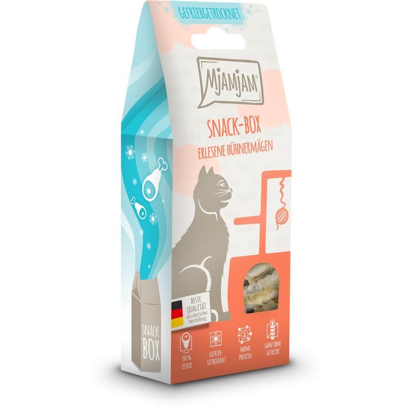 MjAMjAM Cat - Snackbox - Erlesene Hühnermägen | 35 g