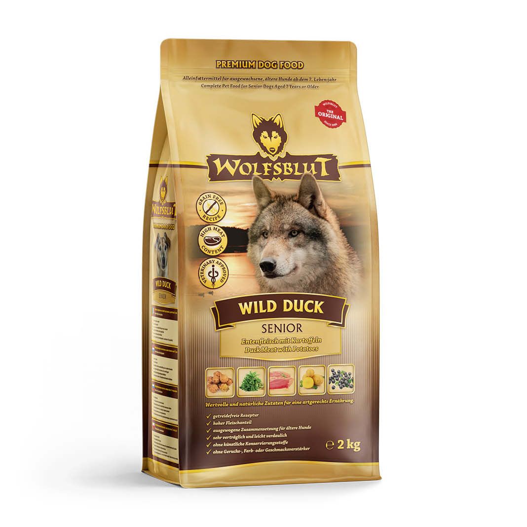Wolfsblut Wild Duck Senior - Ente mit Kartoffel | 2 kg