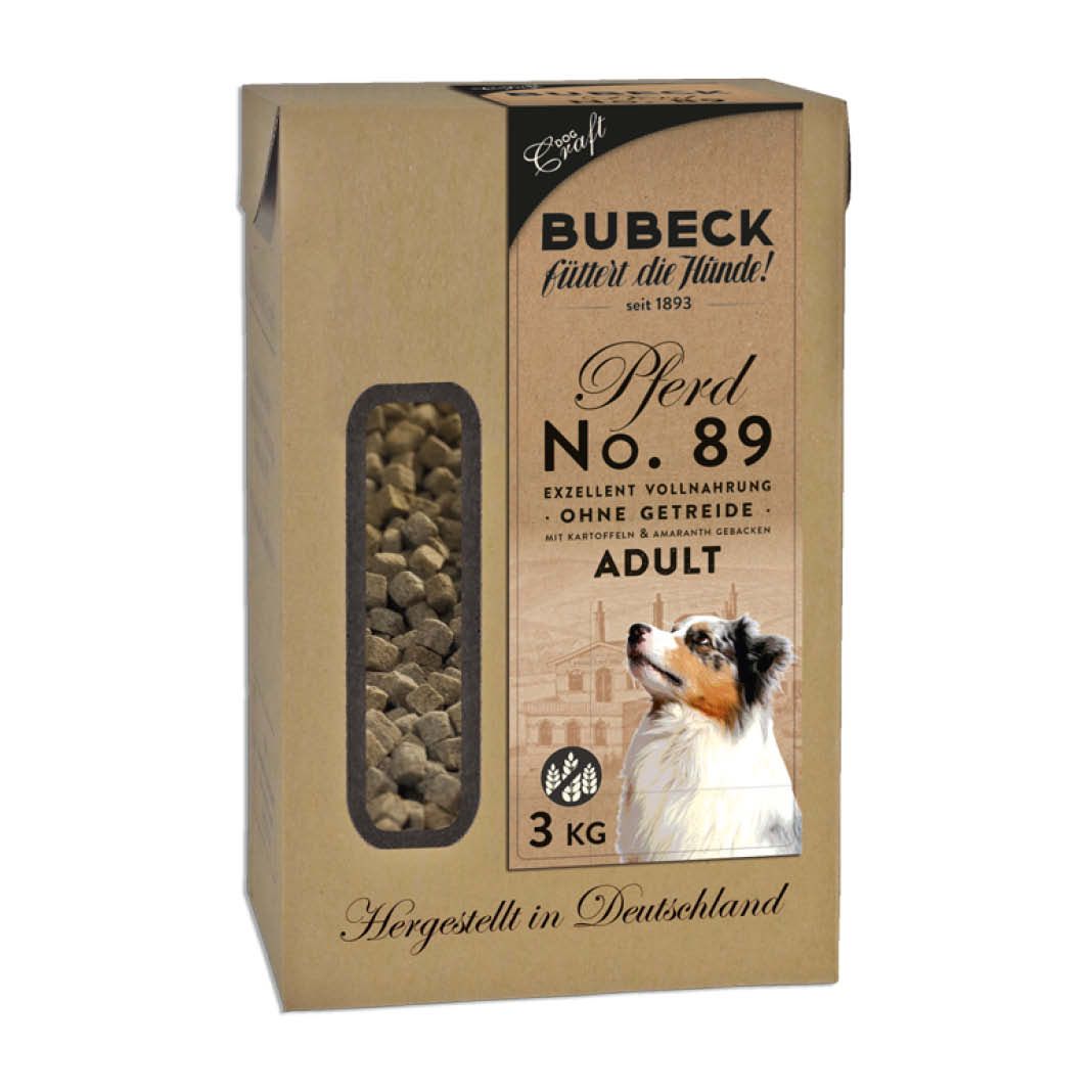 Bubeck No. 89 Adult Pferdefleisch mit Kartoffel gebacken | 3 kg