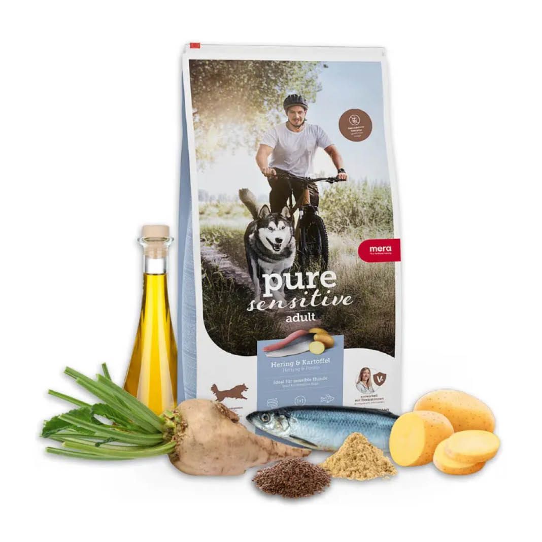 MERA - Pure Sensitive - fresh meat Hering & Kartoffel getreidefrei | 12,5 kg
