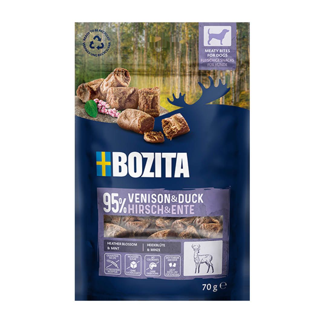Bozita Meaty Bites Hirsch & Ente | 10 x 70 g