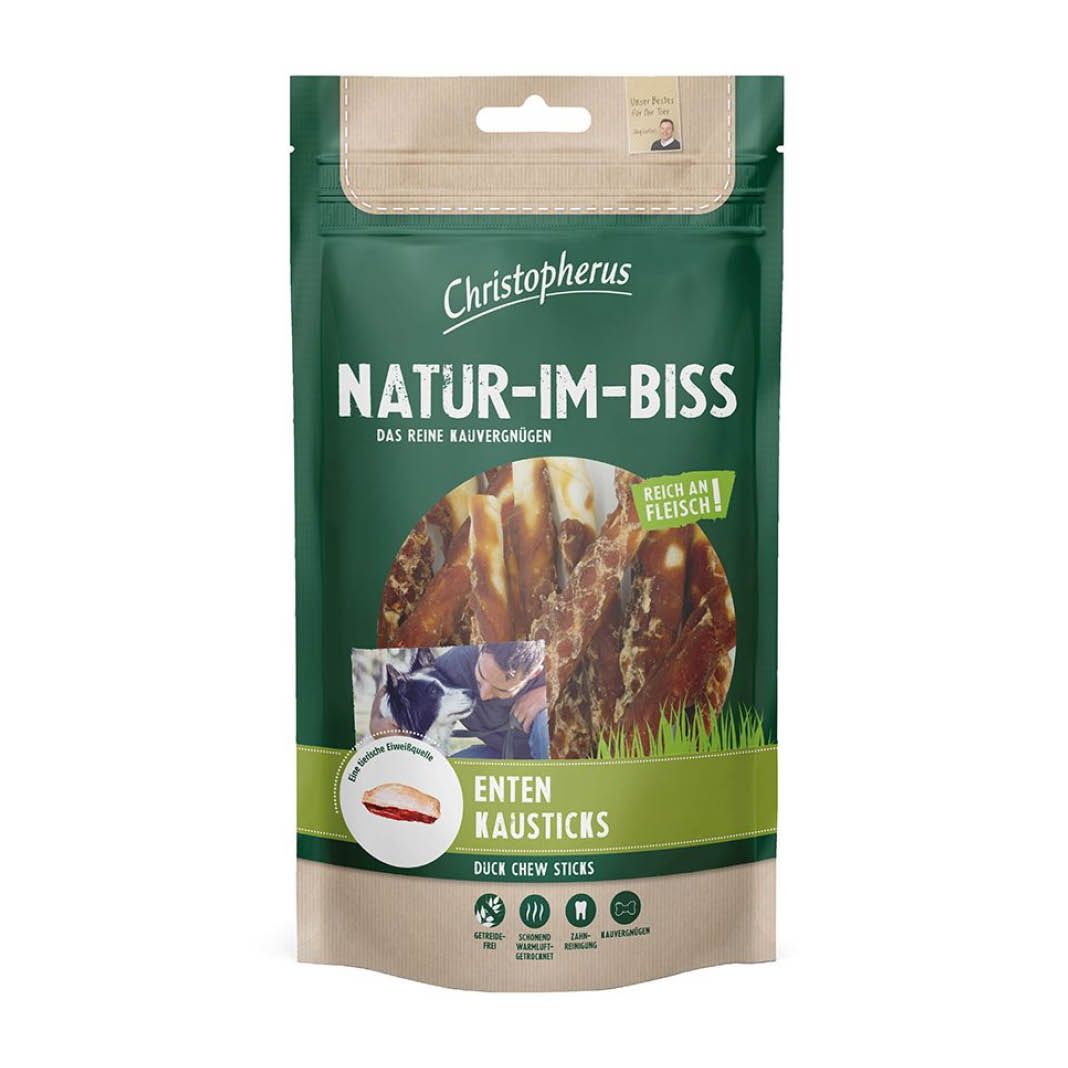 Christopherus Natur-Im-Biss - Enten-Kausticks | 70 g