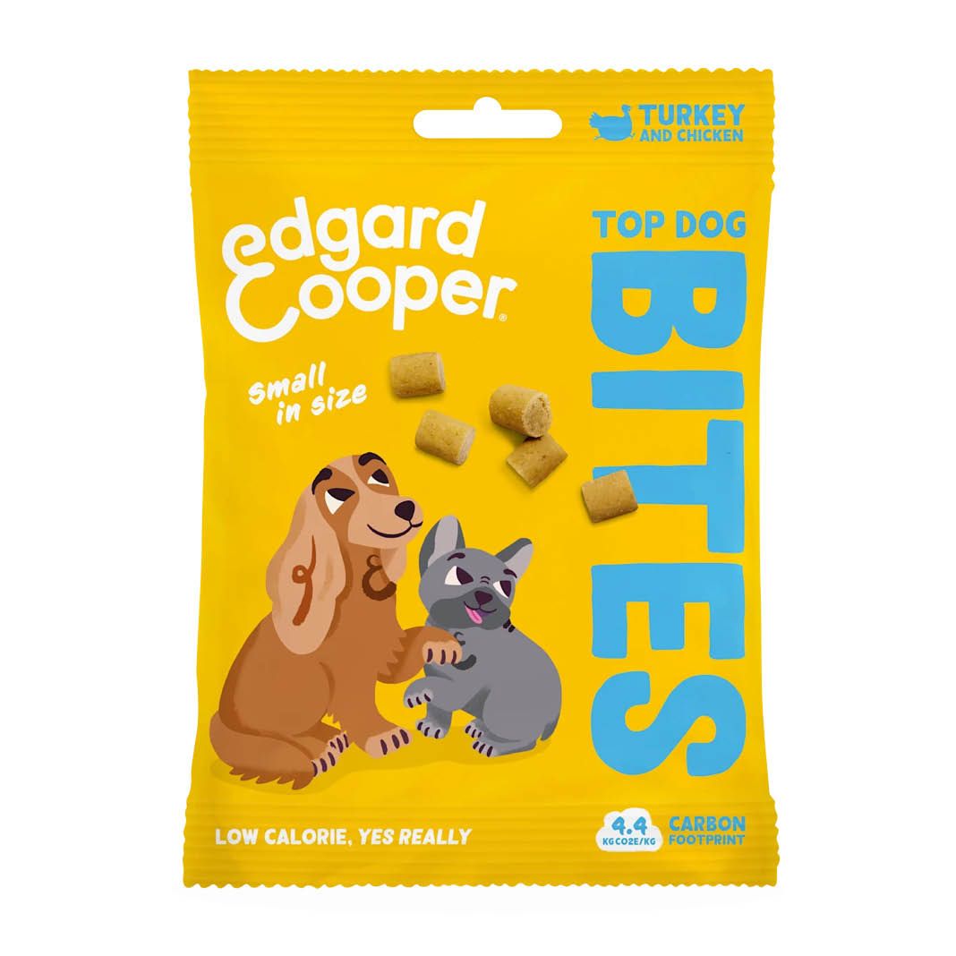Edgard & Cooper Bites Truthahn und Huhn small | 15 x 50 g