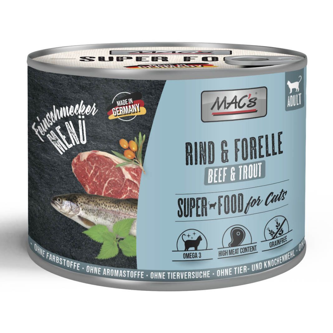 MAC's - Cat - Feinschmecker Rind & Forelle | 6 x 200 g