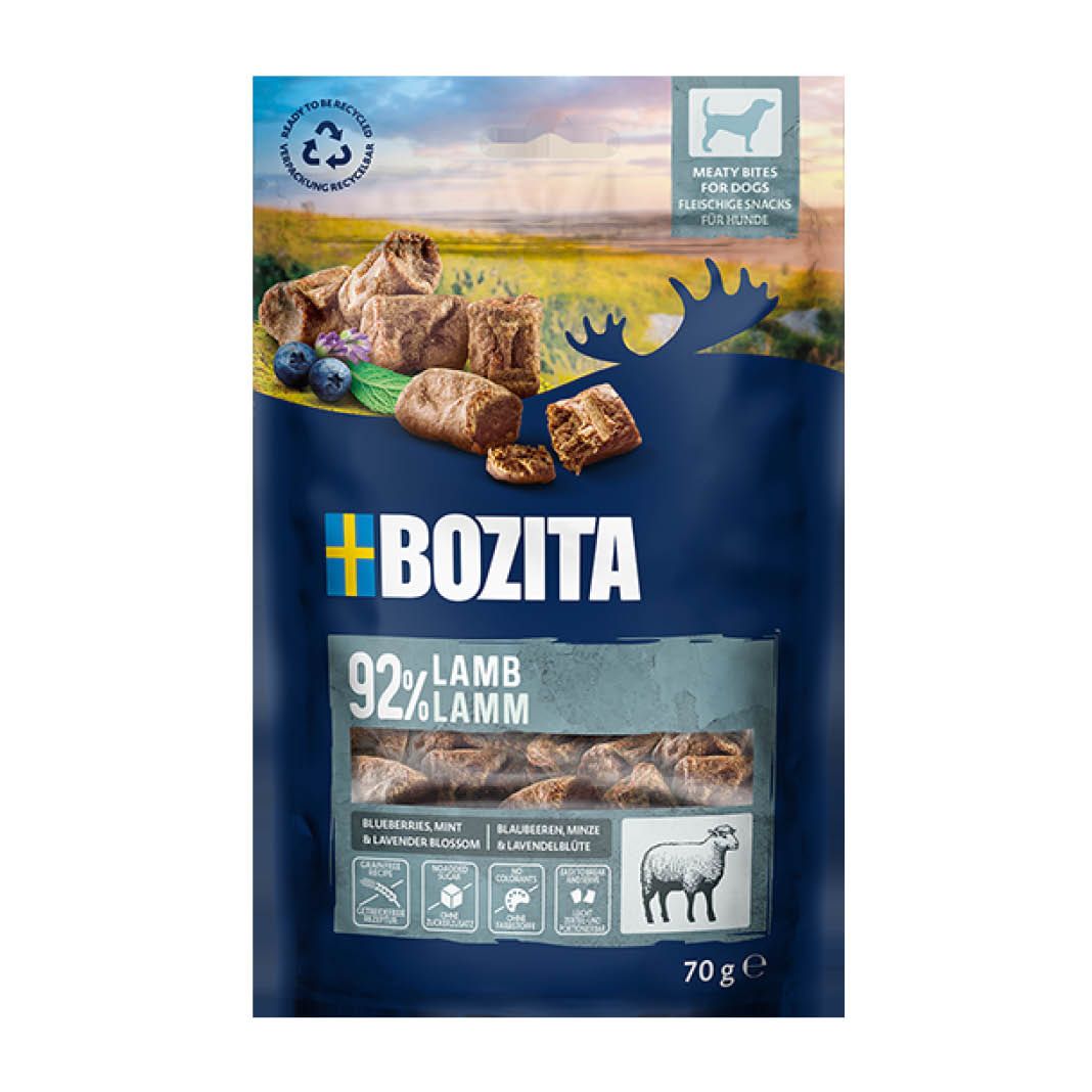 Bozita Meaty Bites Lamm | 10 x 70 g