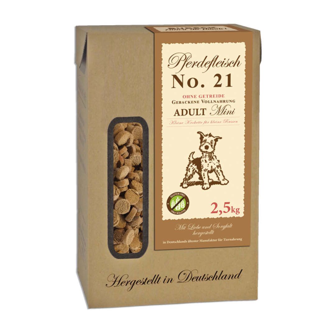 Bubeck No. 21 Adult MINI Pferdefleisch mit Kartoffel & Amaranth gebacken | 2,5 kg
