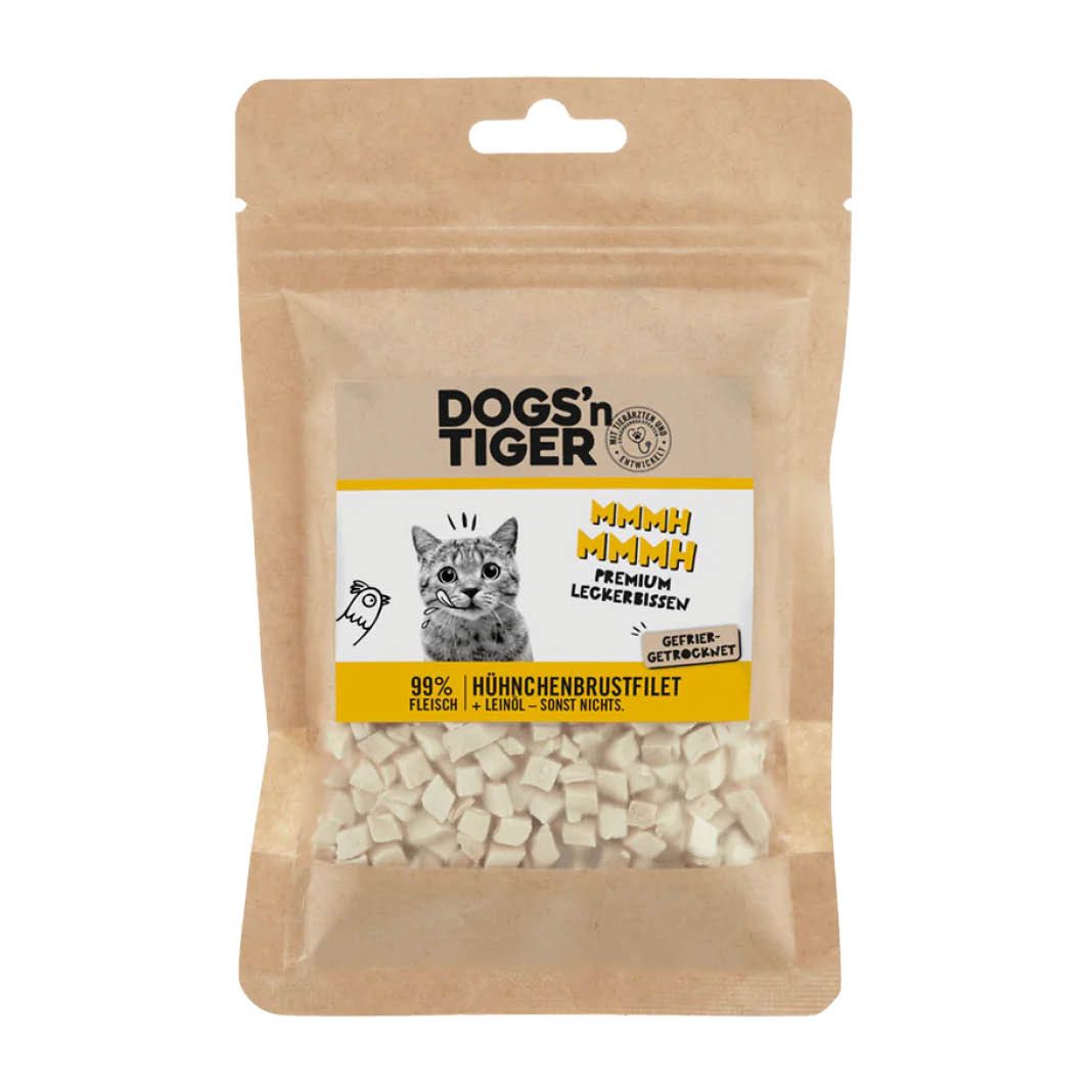 Dogs'n Tiger - Katzensnack - Mmmh mmmh Huhn | 14 x 30 g