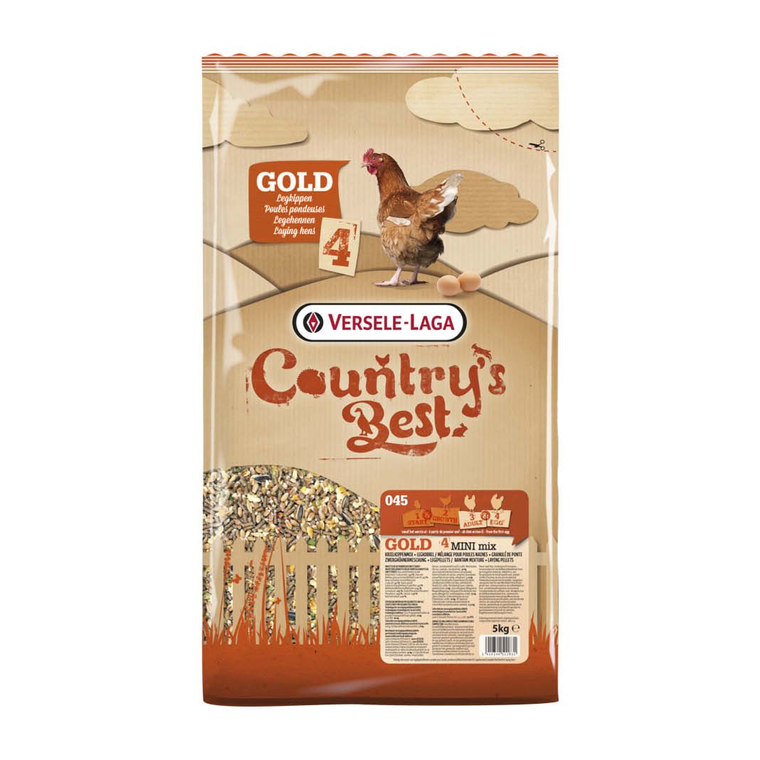 Versele Laga Country's Best GOLD 4 MINI Mix - für Zwerghühner | 5 kg