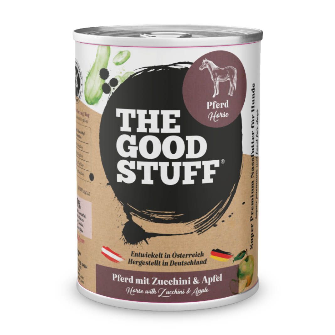 THE GOODSTUFF Pferd mit Zucchini & Apfel (Adult) | 6 x 400 g THE GOODSTUFF Pferd mit Zucchini & Apfel (Adult) | 6 x 800 g